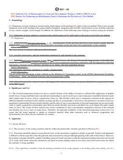 ASTM E21-20 REDLINE ASTM E21-20 - Standard Test Methods for Elevated Temperature Tension Tests of Metallic Materials - Page 2 preview