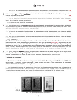 ASTM D2782-20 REDLINE ASTM D2782-20 - Standard Test Method for Measurement of Extreme-Pressure Properties of Lubricating Fluids (Timken Method) - Page 2 preview