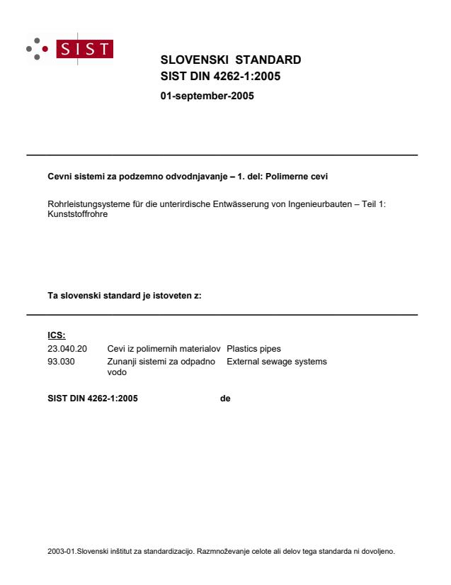 DIN 4262-1:2005
