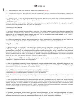 ASTM D5705-20 REDLINE ASTM D5705-20 - Standard Test Method for Measurement of Hydrogen Sulfide in the Vapor Phase Above Residual Fuel Oils - Page 2 preview