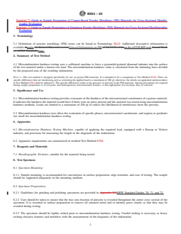 ASTM B933-20 REDLINE ASTM B933-20 - Standard Test Method for Microindentation Hardness of Powder Metallurgy (PM) Materials - Page 2 preview
