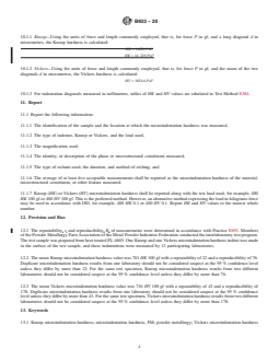 ASTM B933-20 REDLINE ASTM B933-20 - Standard Test Method for Microindentation Hardness of Powder Metallurgy (PM) Materials - Page 4 preview