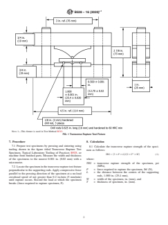 ASTM B528-16(2020)e1 ASTM B528-16(2020)e1 - Standard Test Method for Transverse Rupture Strength of Powder Metallurgy (PM) Specimens - Page 2 preview