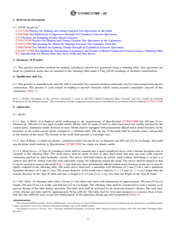 ASTM C1176/C1176M-20 REDLINE ASTM C1176/C1176M-20 - Standard Practice for Making Roller-Compacted Concrete in Cylinder Molds Using a Vibrating Table - Page 2 preview