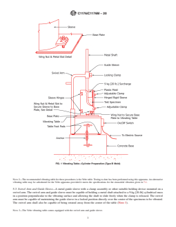 ASTM C1176/C1176M-20 REDLINE ASTM C1176/C1176M-20 - Standard Practice for Making Roller-Compacted Concrete in Cylinder Molds Using a Vibrating Table - Page 3 preview