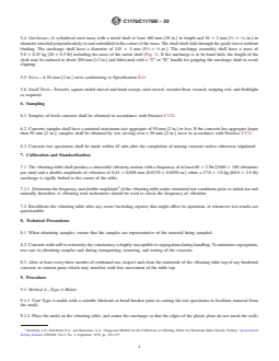 ASTM C1176/C1176M-20 REDLINE ASTM C1176/C1176M-20 - Standard Practice for Making Roller-Compacted Concrete in Cylinder Molds Using a Vibrating Table - Page 4 preview