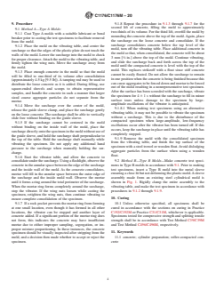 ASTM C1176/C1176M-20 ASTM C1176/C1176M-20 - Standard Practice for Making Roller-Compacted Concrete in Cylinder Molds Using a Vibrating Table - Page 4 preview