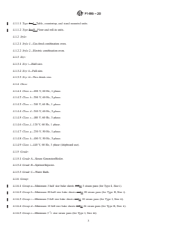 ASTM F1495-20 REDLINE ASTM F1495-20 - Standard Specification for Combination Oven Electric or Gas Fired - Page 3 preview