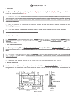 ASTM D5385/D5385M-20 REDLINE ASTM D5385/D5385M-20 - Standard Test Method for Hydrostatic Pressure Resistance of Waterproofing Membranes - Page 2 preview