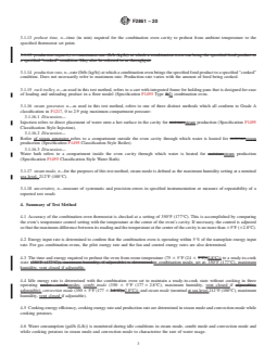 ASTM F2861-20 REDLINE ASTM F2861-20 - Standard Test Method for Enhanced Performance of Combination Oven in Various Modes - Page 3 preview