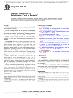ASTM D852-20 ASTM D852-20 - Standard Test Method for Solidification Point of Benzene - Page 1 preview