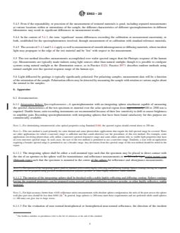 ASTM E903-20 REDLINE ASTM E903-20 - Standard Test Method for Solar Absorptance, Reflectance, and Transmittance of Materials Using Integrating Spheres - Page 4 preview