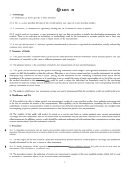 ASTM E2776-20 REDLINE ASTM E2776-20 - Standard Guide for Correlation of Results of Solid Particle Size Measurement Instruments - Page 2 preview