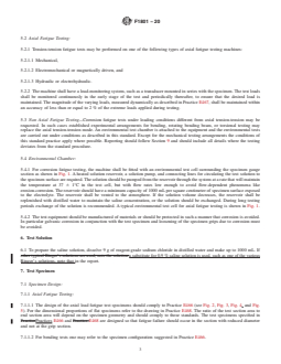 ASTM F1801-20 REDLINE ASTM F1801-20 - Standard Practice for Corrosion Fatigue Testing of Metallic Implant Materials - Page 3 preview