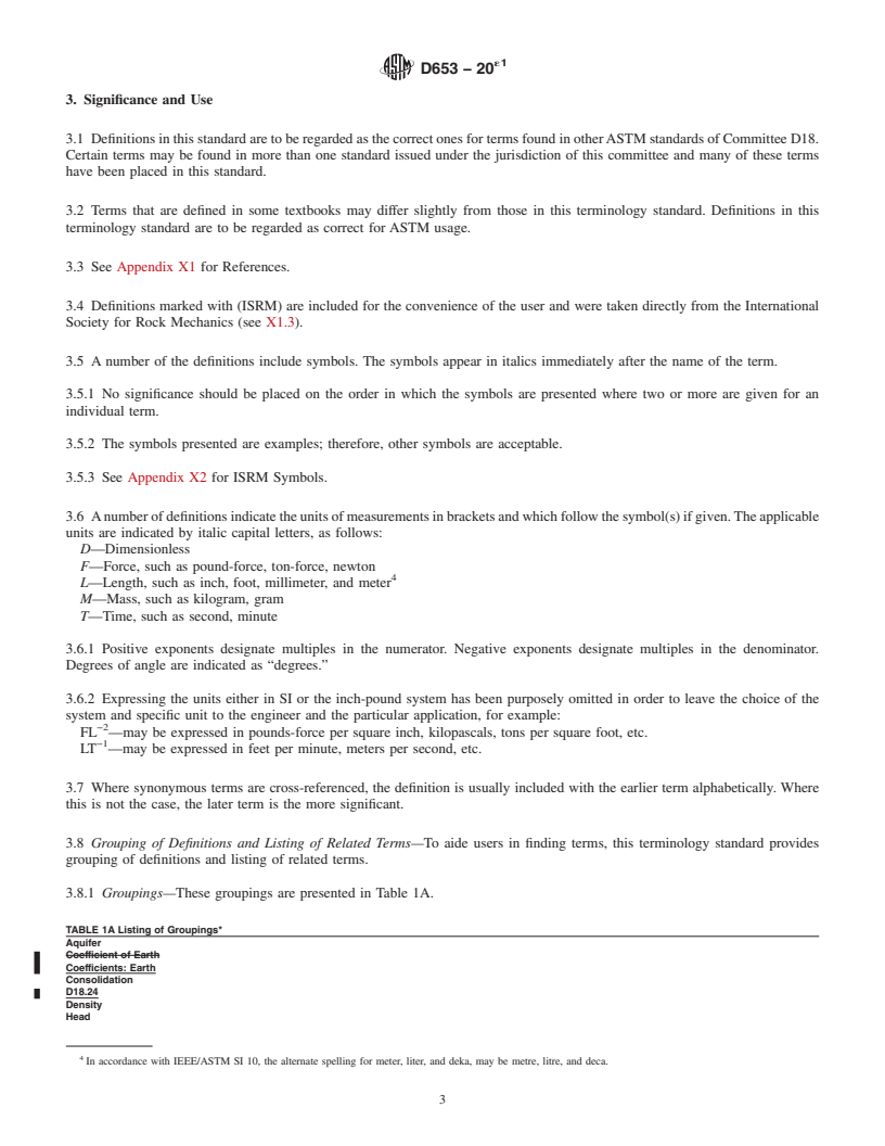 REDLINE ASTM D653-20e1 - Standard Terminology Relating to  Soil, Rock, and Contained Fluids