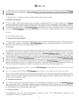 ASTM C813-20 REDLINE ASTM C813-20 - Standard Test Method for Hydrophobic Contamination on Glass by Contact Angle Measurement - Page 3 preview