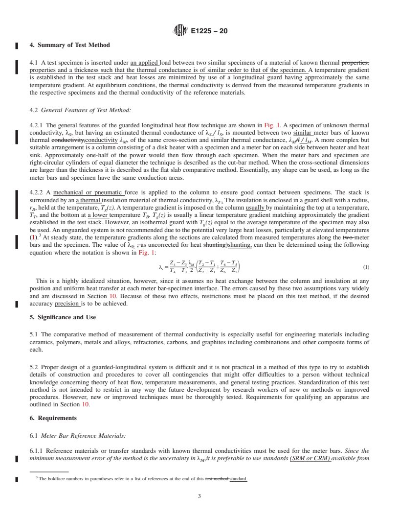 ASTM E1225-20 - Standard Test Method for Thermal Conductivity of Solids ...