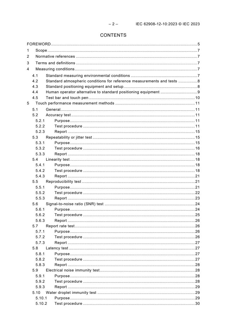 IEC 62908-12-10:2023 IEC 62908-12-10:2023 - Touch and interactive displays - Part 12-10: Measurement methods of touch displays - Touch and electrical performance
Released:1/30/2023 - Page 4 preview