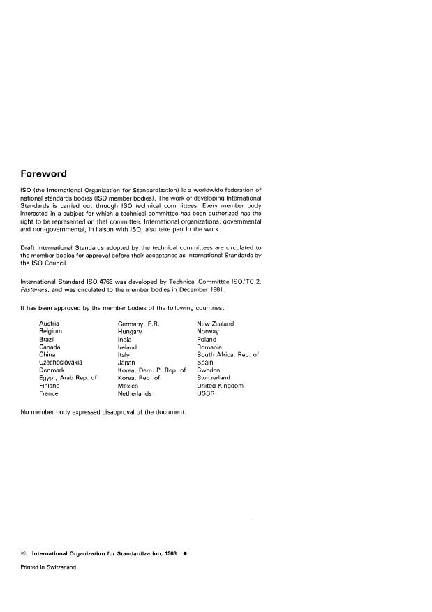 ISO 4766:1983 ISO 4766:1983 - Slotted set screws with flat point - Page 2 preview