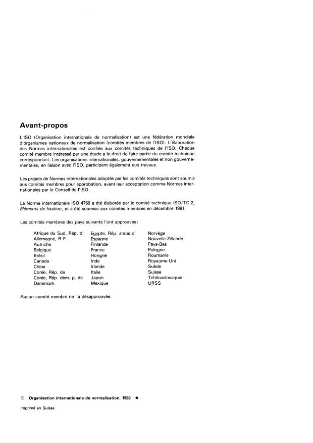 ISO 4766:1983 ISO 4766:1983 - Vis sans tete, fendues, a bout plat - Page 2 preview