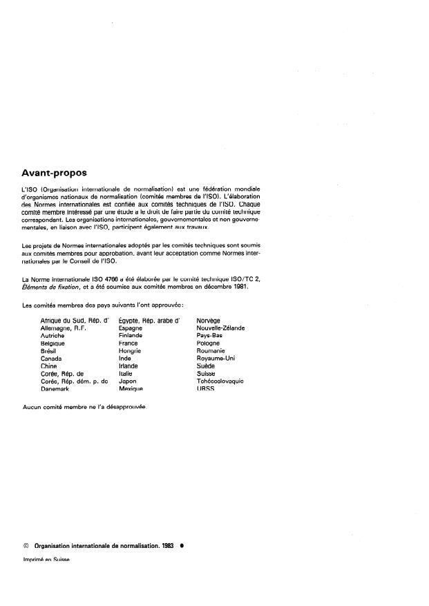 ISO 4766:1983 ISO 4766:1983 - Vis sans tete, fendues, a bout plat - Page 2 preview