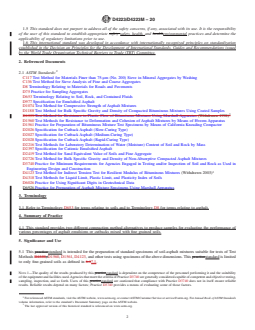 ASTM D4223/D4223M-20 REDLINE ASTM D4223/D4223M-20 - Standard Practices for Preparation of Test Specimens of Asphalt-Stabilized Soils - Page 2 preview