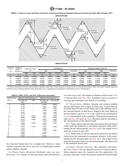 ASTM F1498-08(2020) ASTM F1498-08(2020) - Standard Specification for Taper Pipe Threads 60° for Thermoplastic Pipe and Fittings - Page 3 preview