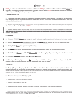 ASTM D5671-20 REDLINE ASTM D5671-20 - Standard Practice for Polishing and Etching Coal Samples for Microscopical Analysis by Reflected Light - Page 2 preview