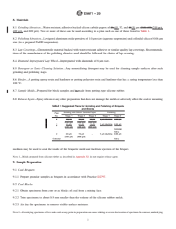 ASTM D5671-20 REDLINE ASTM D5671-20 - Standard Practice for Polishing and Etching Coal Samples for Microscopical Analysis by Reflected Light - Page 3 preview