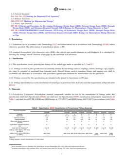 ASTM D2683-20 REDLINE ASTM D2683-20 - Standard Specification for Socket-Type Polyethylene Fittings for Outside Diameter-Controlled Polyethylene Pipe and Tubing - Page 2 preview