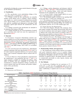 ASTM D2683-20 ASTM D2683-20 - Standard Specification for Socket-Type Polyethylene Fittings for Outside Diameter-Controlled Polyethylene Pipe and Tubing - Page 2 preview