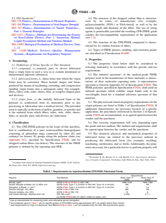 ASTM F3333-20 ASTM F3333-20 - Standard Specification for Chopped Carbon Fiber Reinforced (CFR) Polyetheretherketone (PEEK) Polymers for Surgical Implant Applications - Page 2 preview
