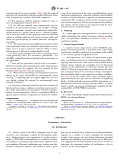 ASTM F3333-20 ASTM F3333-20 - Standard Specification for Chopped Carbon Fiber Reinforced (CFR) Polyetheretherketone (PEEK) Polymers for Surgical Implant Applications - Page 3 preview
