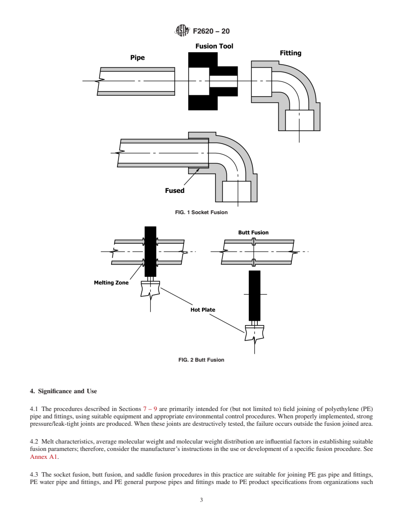 REDLINE ASTM F2620-20 - Standard Practice for Heat Fusion Joining of Polyethylene Pipe and Fittings