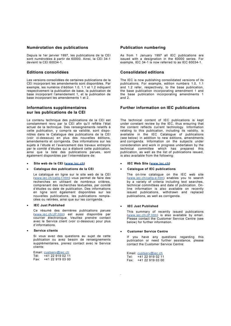 IEC 60570:2003 IEC 60570:2003 - Electrical supply track systems for luminaires - Page 2 preview