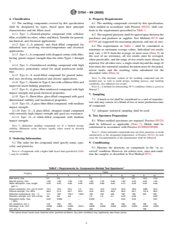 ASTM D704-99(2020) ASTM D704-99(2020) - Standard Specification for Melamine-Formaldehyde Molding Compounds - Page 2 preview