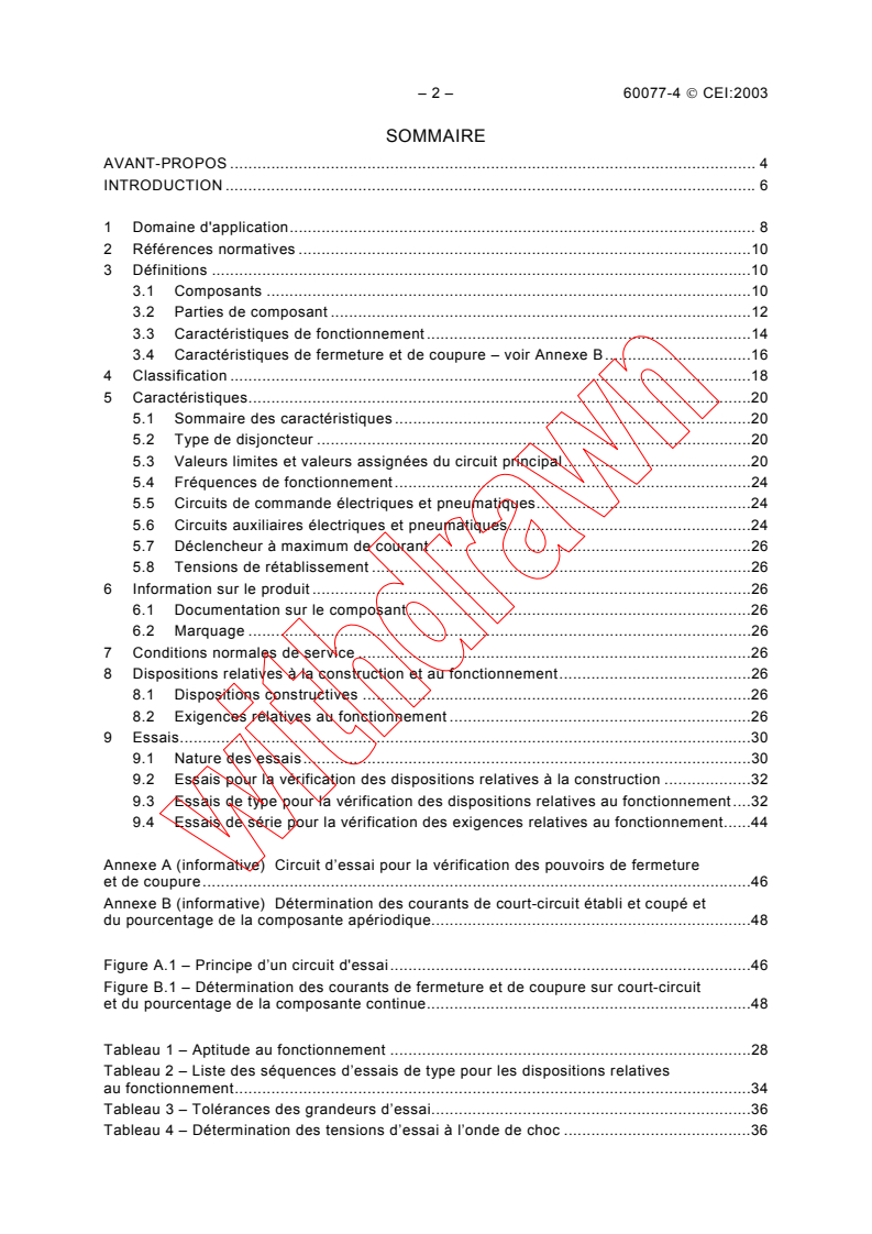 IEC 60077-4:2003 IEC 60077-4:2003 - Railway applications - Electric equipment for rolling stock - Part 4: Electrotechnical components - Rules for AC circuit-breakers
Released:2/7/2003
Isbn:2831868467 - Page 4 preview