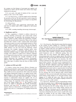 ASTM E2382-04(2020) ASTM E2382-04(2020) - Standard Guide to Scanner and Tip Related Artifacts in Scanning Tunneling Microscopy and Atomic Force Microscopy - Page 2 preview
