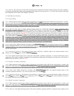 ASTM F2033-20 REDLINE ASTM F2033-20 - Standard Specification for Total Hip Joint Prosthesis and Hip Endoprosthesis Bearing Surfaces Made of Metallic, Ceramic, and Polymeric Materials - Page 3 preview