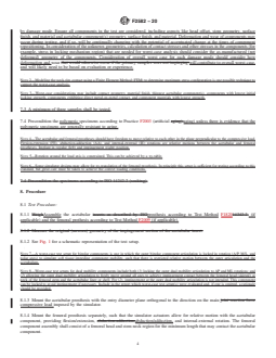 ASTM F2582-20 REDLINE ASTM F2582-20 - Standard Test Method for Dynamic Impingement Between Femoral and Acetabular Hip Components - Page 4 preview