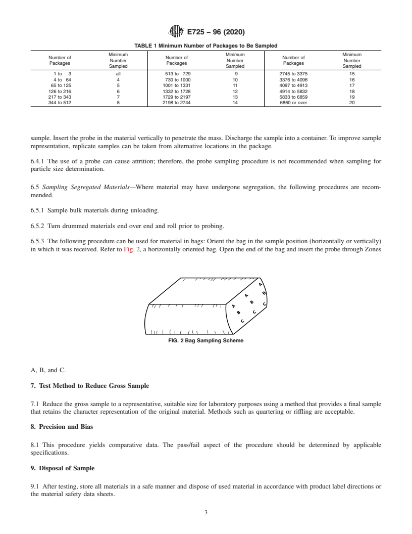 REDLINE ASTM E725-96(2020) - Standard Test Method for  Sampling Granular Carriers and Granular Pesticides