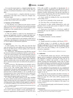 ASTM D5125-10(2020)e1 ASTM D5125-10(2020)e1 - Standard Test Method for Viscosity of Paints and Related Materials by ISO Flow Cups - Page 2 preview