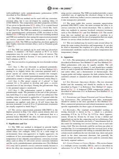 ASTM G192-08(2020)e1 ASTM G192-08(2020)e1 - Standard Test Method for Determining the Crevice Repassivation Potential of Corrosion-Resistant Alloys Using a Potentiodynamic-Galvanostatic-Potentiostatic Technique - Page 2 preview