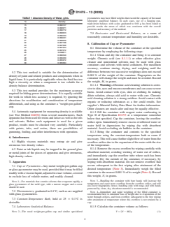 ASTM D1475-13(2020) ASTM D1475-13(2020) - Standard Test Method for Density of Liquid Coatings, Inks, and Related Products - Page 2 preview