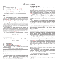 ASTM D1475-13(2020) ASTM D1475-13(2020) - Standard Test Method for Density of Liquid Coatings, Inks, and Related Products - Page 3 preview