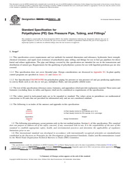 REDLINE ASTM D2513-20 - Standard Specification for  Polyethylene (PE) Gas Pressure Pipe, Tubing, and Fittings