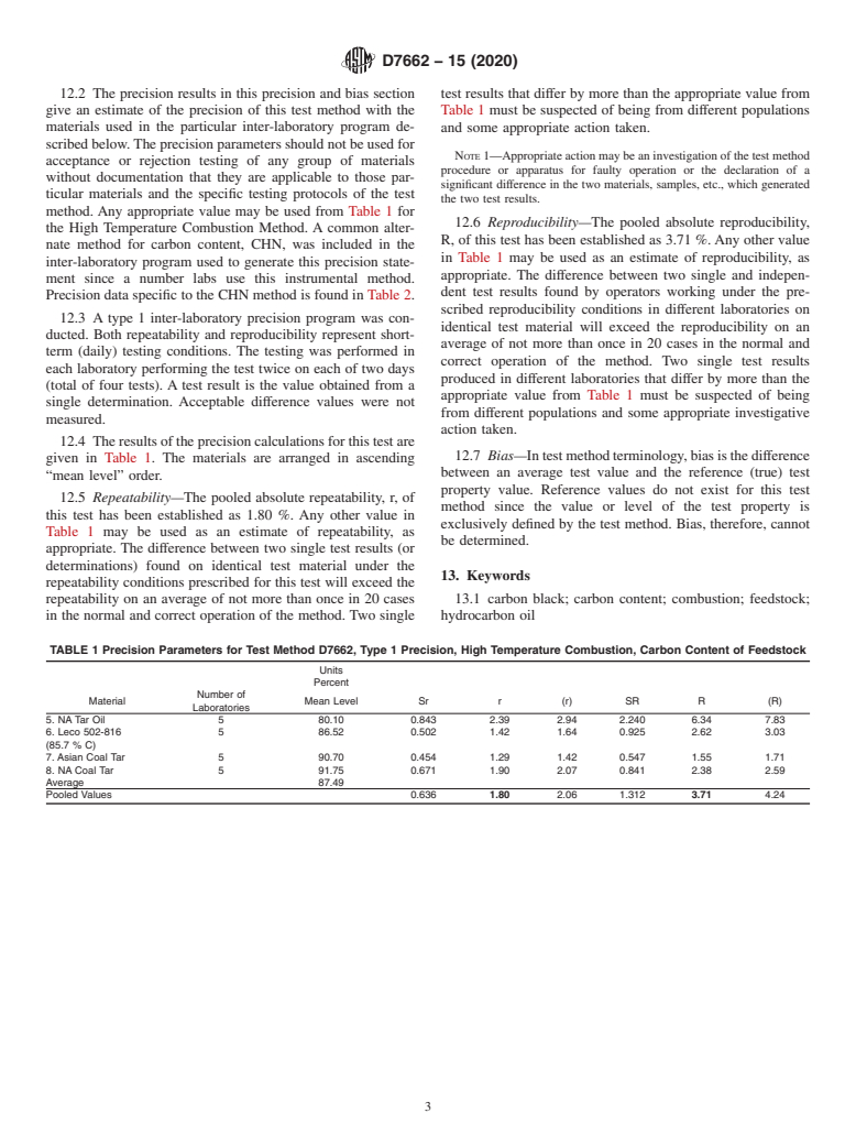 ASTM D7662-15(2020) - Standard Test Method for Carbon Content in Carbon Black Feedstock Oils