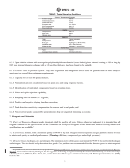 ASTM D7875-20 REDLINE ASTM D7875-20 - Standard Test Method for Determination of Butanol and Acetone Content of Butanol for Blending with Gasoline by Gas Chromatography - Page 3 preview