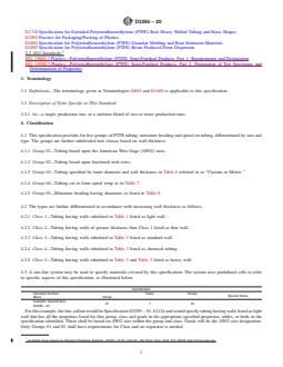 ASTM D3295-20 REDLINE ASTM D3295-20 - Standard Specification for PTFE Tubing, Miniature Beading and Spiral Cut Tubing - Page 2 preview