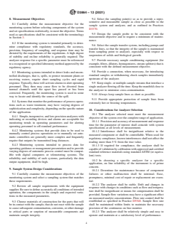 ASTM D3864-12(2021) ASTM D3864-12(2021) - Standard Guide for On-Line Monitoring Systems for Water Analysis - Page 4 preview